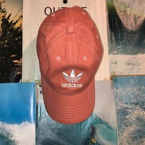 Rose gold/pink baseball hat